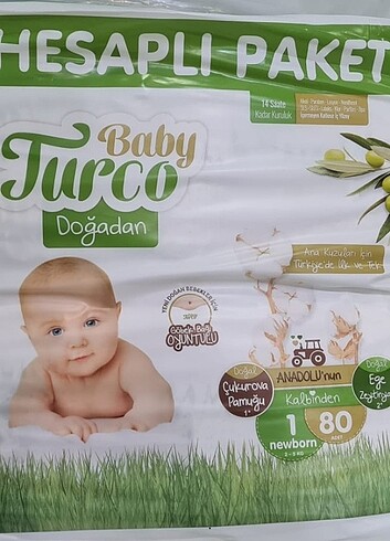 Baby turco 1 numara 