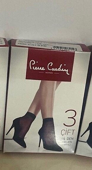 Pierre cardin Kısa 3 lü çorap