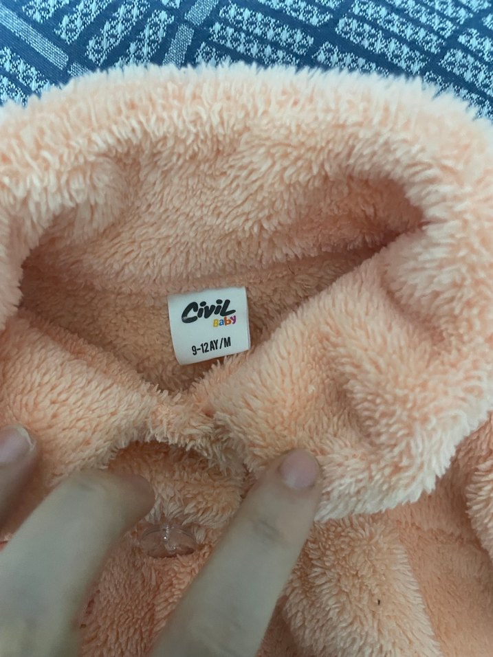 Kız Çocuk Kürk Detaylı Mont - Görsel 2