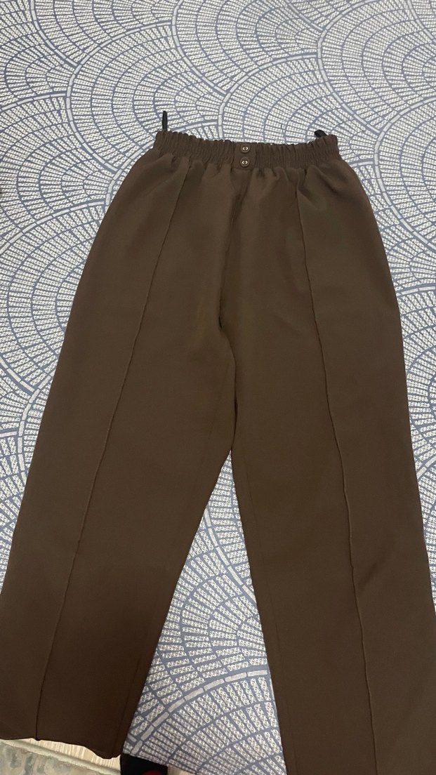 armine kap ipek eşarp pantolon takım - Görsel 4