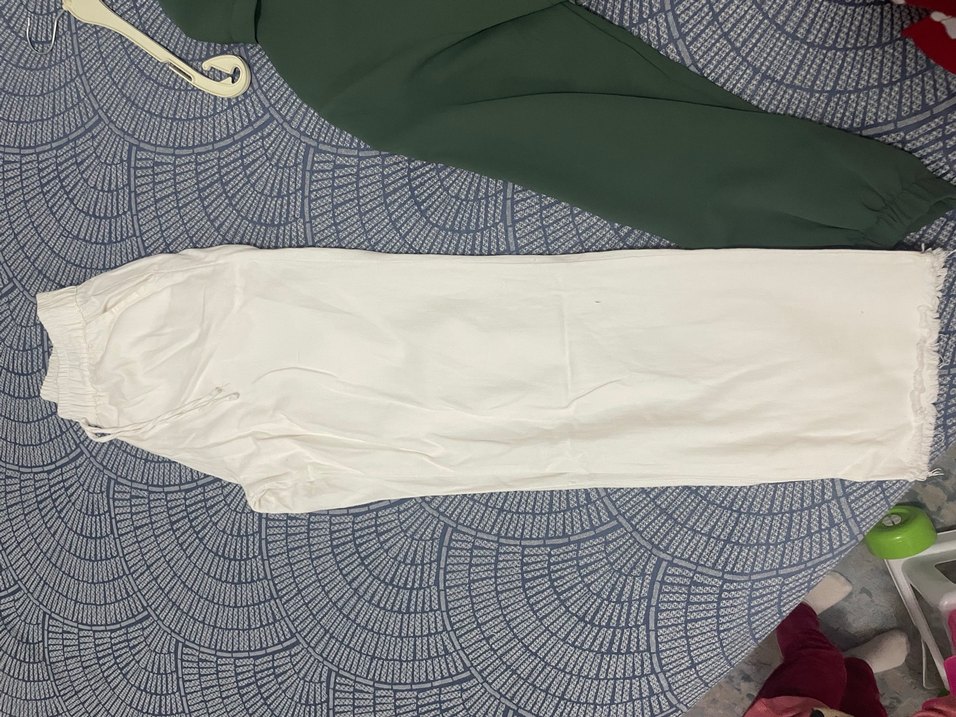 tesettür yazlık kap eşarp pantolon üçlü takım - Görsel 5