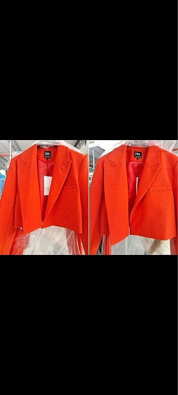 Zara Sıfır crop ceket orjinal yeni geldi