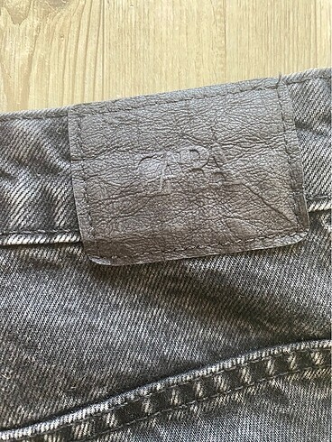 38 Beden siyah Renk Zara yüksek bel straight jean siyah