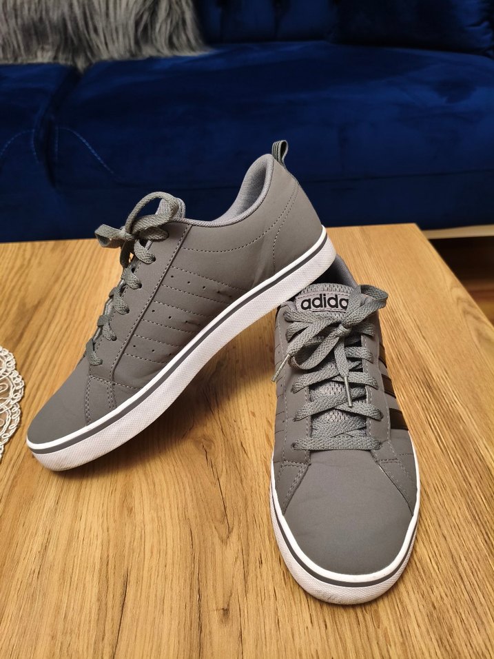 Adidas Gri Bağcıklı Erkek Spor Ayakkabı - Görsel 5