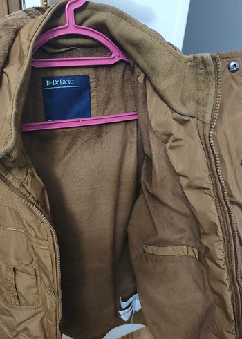 DeFacto kapüşonlu erkek mont - Görsel 5