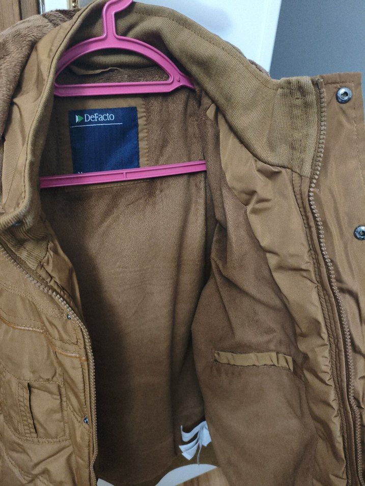 DeFacto kapüşonlu erkek mont - Görsel 5