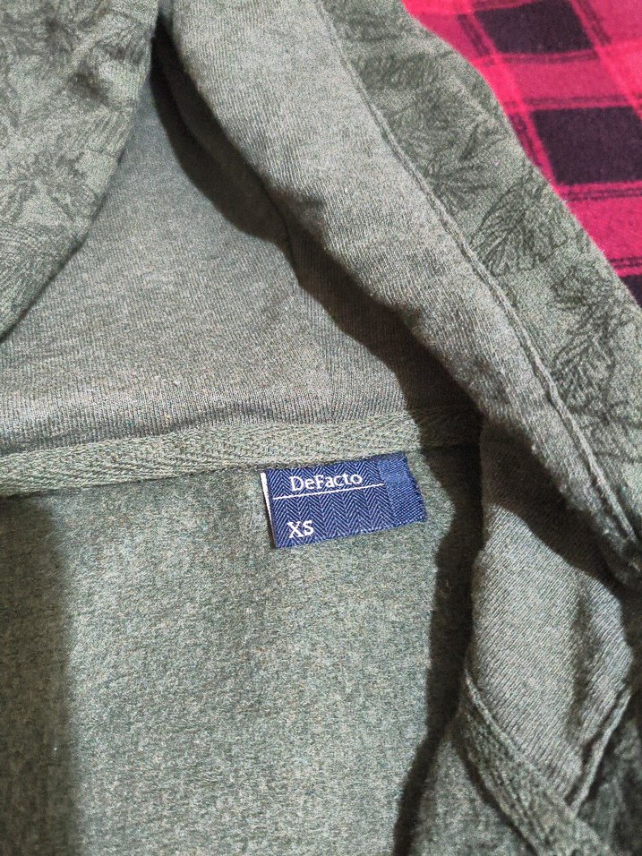 DeFacto kapüşonlu erkek sweatshirt - Görsel 3