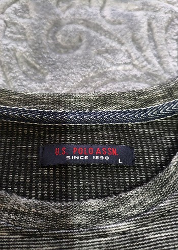 Gri Erkek USPA Sweatshirt - Görsel 2