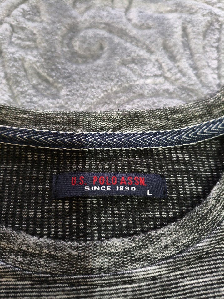 Gri Erkek USPA Sweatshirt - Görsel 2