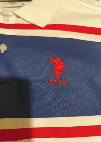 U.S Polo Assn. Beyaz Kısa Kollu Polo Yaka Erkek Tişört