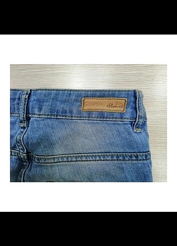 Pull and Bear Kot şort/Jean kısa şort