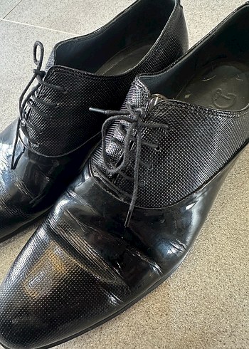 Erkek Siyah ayakkabı - Görsel 3