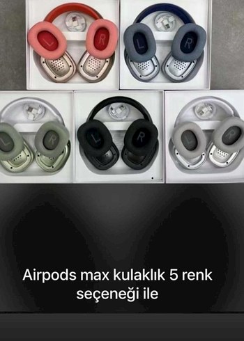 5 Renk Seçeneğiyle Airpods Max Kulaklık