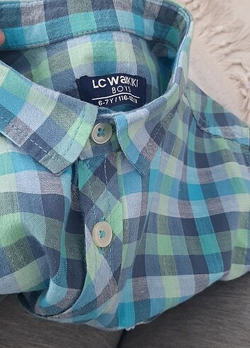 LC Waikiki Erkek çocuk gömlek 6-7 yaş uyumlu bir kez giyildi lcw marka