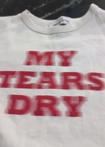 Baskılı Beyaz Kadın crop - Görsel 2