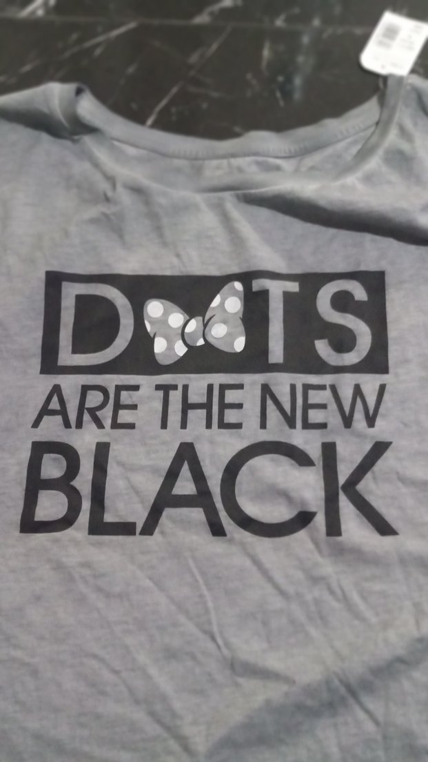 Gri Baskılı Rahat tişört - Görsel 2