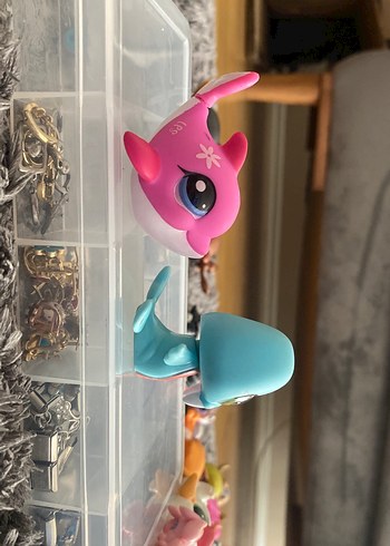  Pastel Pembe ve Mavi Figür Aksiyon Seti