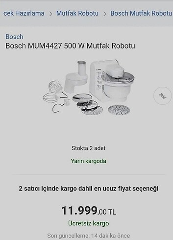 Beden Bosch mutfak robotu