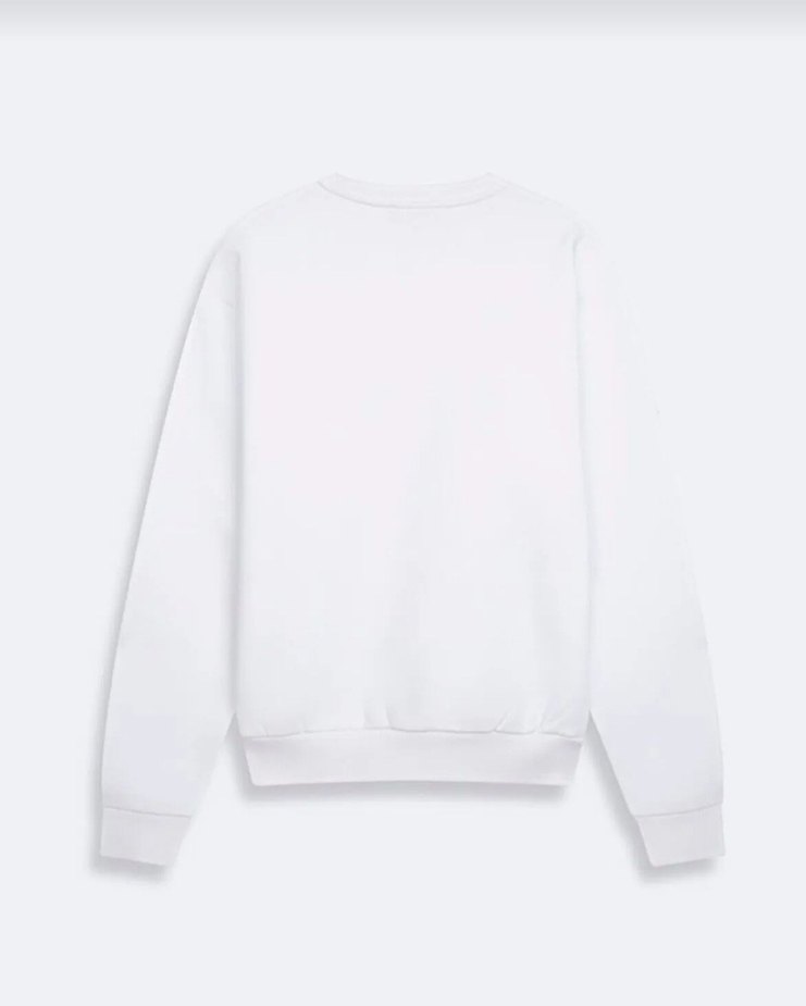 LTB Metal Aplike Baskılı Pamuklu Sweatshirt Beyaz - Görsel 2