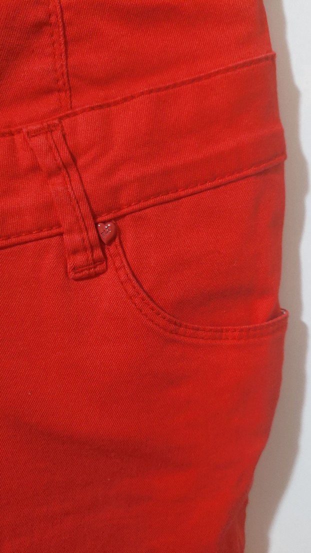 Pullit Jeans Çok Şık Kadın Tulum Kırmızı - Görsel 5