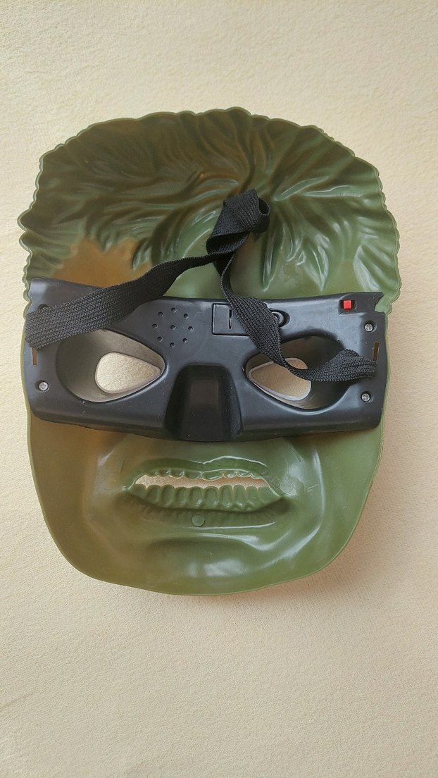 Marvel Yeşil Hulk Maskesi Işıklı - Görsel 2