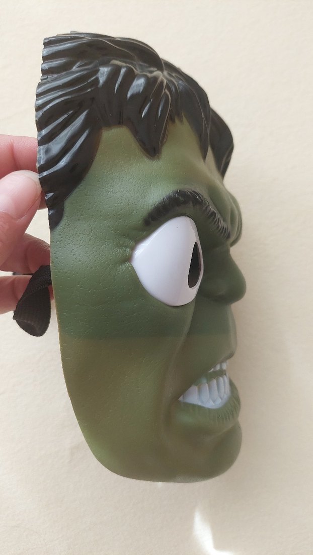 Marvel Yeşil Hulk Maskesi Işıklı - Görsel 3