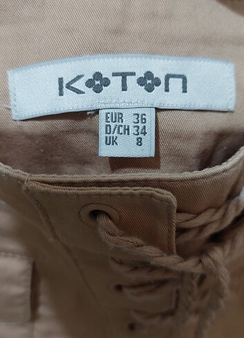 Koton belden bağlamalı şort - Görsel 3