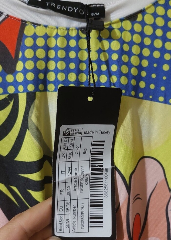 Trendyol örme tişört elbise s/m - Görsel 3