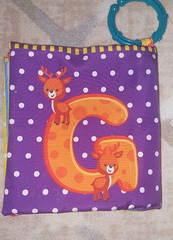 Eğitici kumaş oyuncak bebek kitabı  - Görsel 5