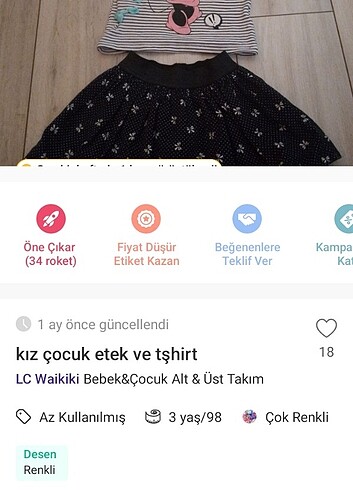 4 Yaş Beden çeşitli Renk 2_3 yaş karışık toplu ürünler 