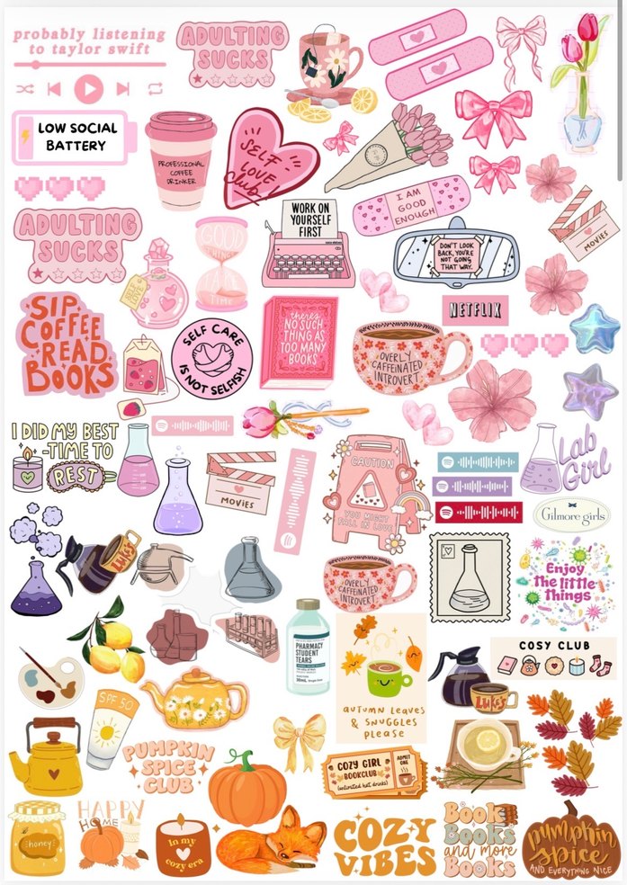 Sonbahar Temalı Eğlenceli Çıkartmalar - Görsel 4