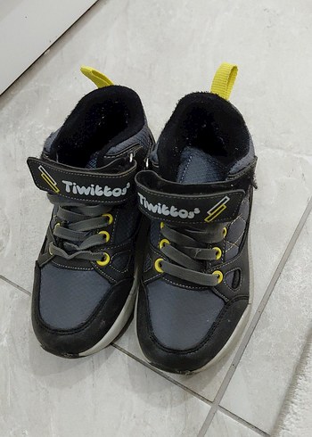 Gri Erkek Çocuk Spor Ayakkabı Tiwittoys - Görsel 4