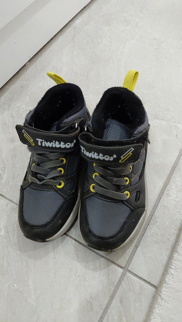 Gri Erkek Çocuk Spor Ayakkabı Tiwittoys - Görsel 4