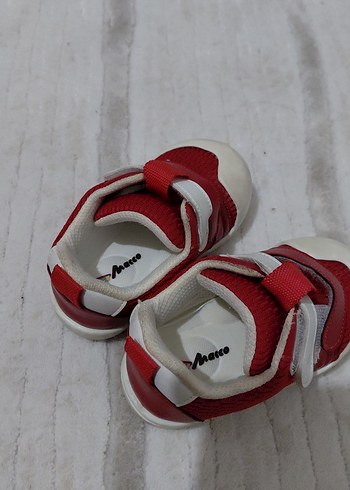 Kırmızı Erkek Çocuk Spor Ayakkabısı Velcro - Görsel 2