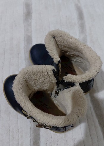 Kız Çocuk Lacivert Kürklü Bot - Görsel 2