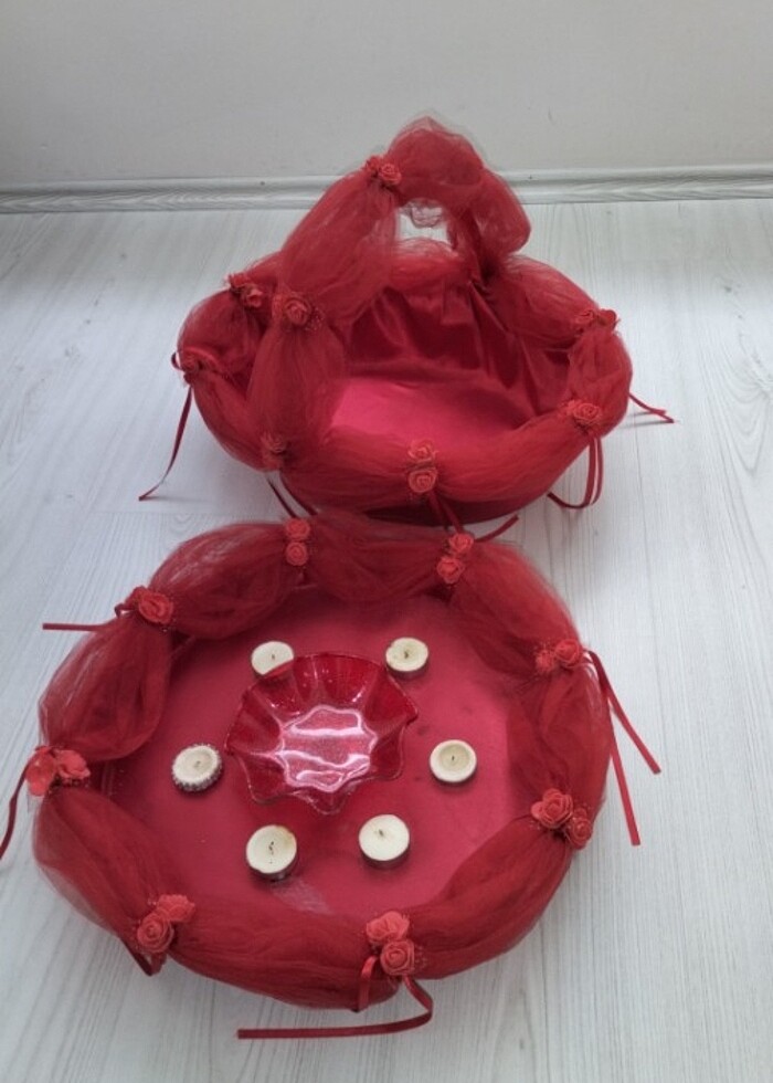 Kına tepsisi ve sepeti  - Görsel 2