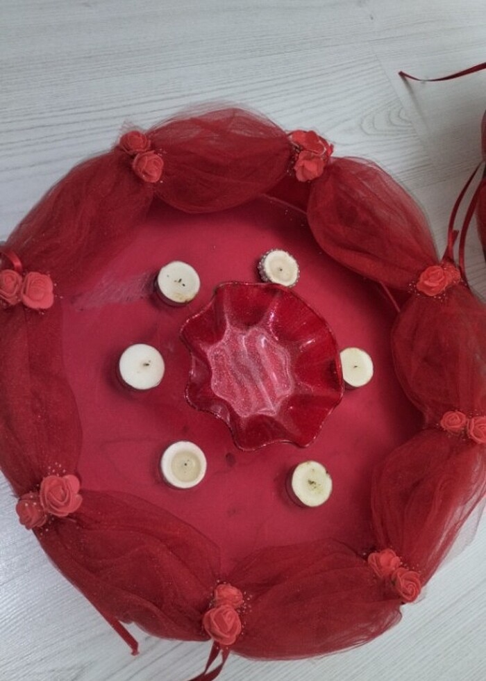 Kına tepsisi ve sepeti  - Görsel 3