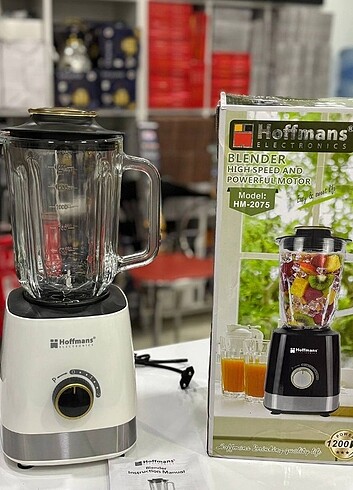 Hoffmans cam sürahi blender yurt dışından gelme 