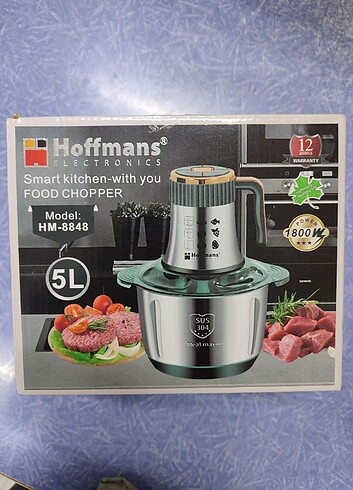 Hoffmans rondo 5 litre yurt dışıdan geldi mağaza ürünüdür