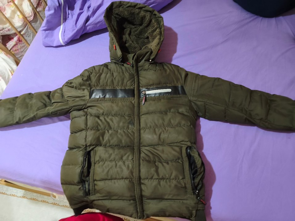 Erkek Fermuarlı Mont - Görsel 3