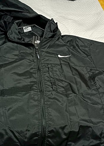 Nike Siyah Fermuarlı Uzun Kollu Yağmurluk - Görsel 4