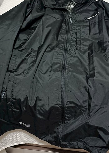 Nike Siyah Fermuarlı Uzun Kollu Yağmurluk - Görsel 5