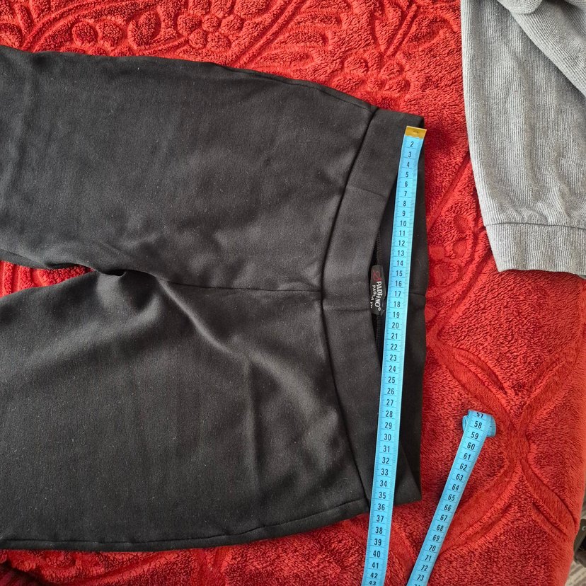 Siyah kalın penye pantolon - Görsel 3