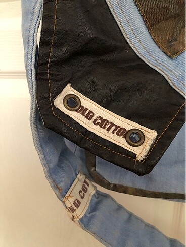  Beden mavi Renk Old cotton çanta