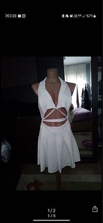 Bershka 36 beden elbise