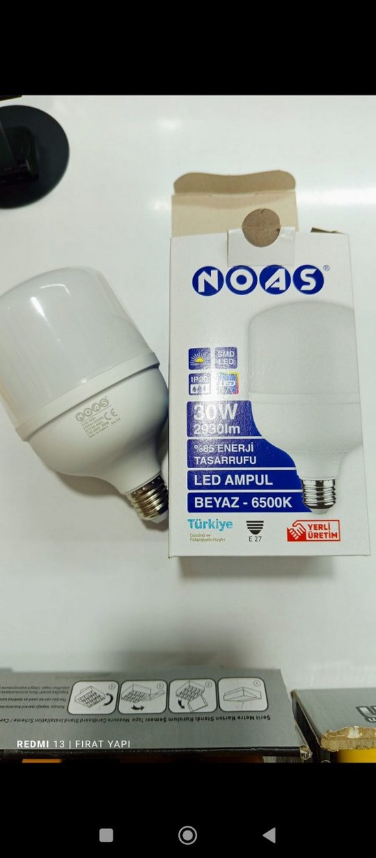Noas 30W  LED ampül 3 Adet - Görsel 2