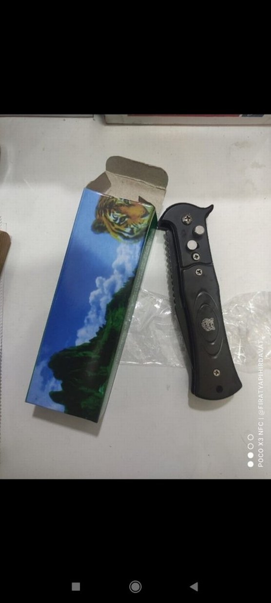 Çakı bıçak otomatik Kemer klipsli - Görsel 3