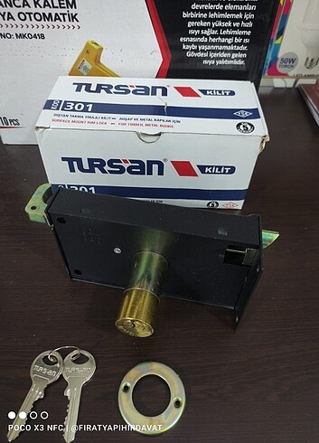 Tursan tirajlı demir kapı kilidi