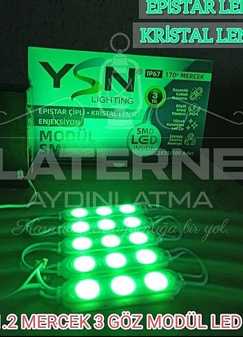 Beden Modül LED 20 adet +adaptör dahil