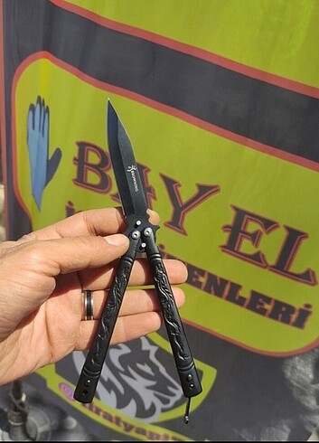 E.L.F Kelebek çakı bıçak Ejder desenli